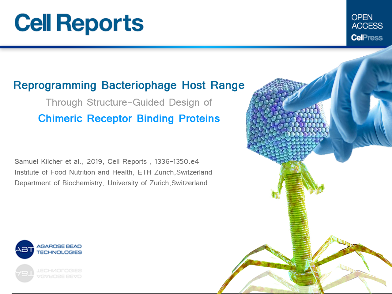 کاربرد و زیست فناوری باکتریوفاژ به منظور تولید پپتید خاص-ژورنال cell report