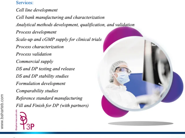 معرفی شرکت 3P Biopharmaceutical